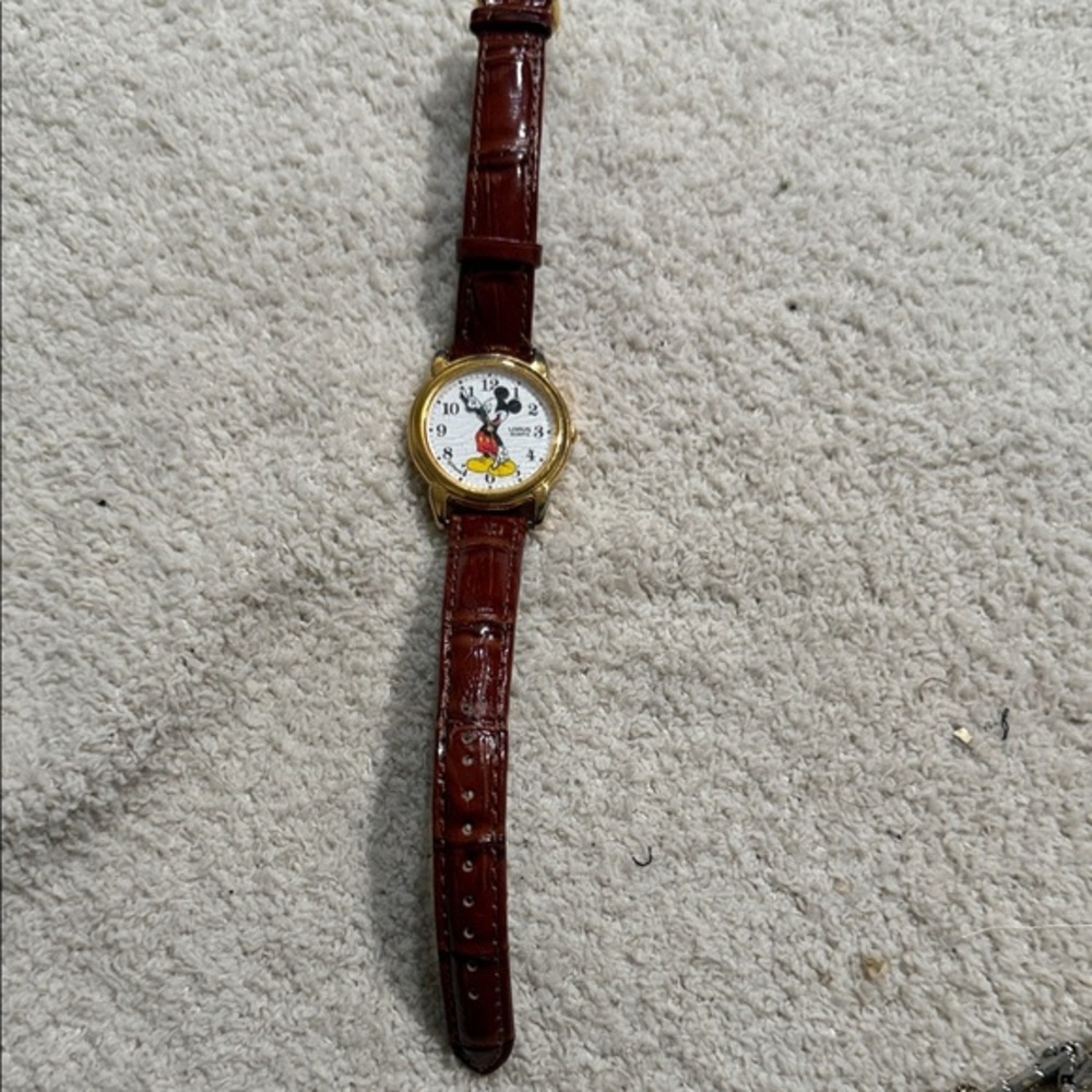 Disney Brown and Gold Women's Watch